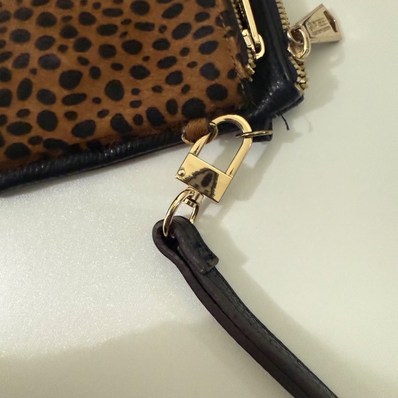 Aimee Kestenberg Leather Calf Hair Animal Print Wristlet Clutch Set | One Size - Picture 15 of 16